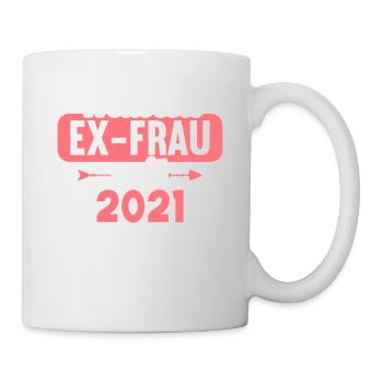 Weltbeste Ex-Frau seit 2021 Scheidungs - Tasse - Weiß - Rechts