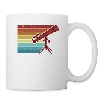 Rétro Starry Sky Cosmologiste Astronomy Photographe - Mug blanc - blanc - Droite