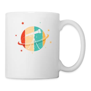 Rétro Starry Sky Cosmologiste Astronomy Photographe - Mug blanc - blanc - Droite