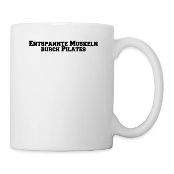 Pilates - Entspannte Muskeln durch Pilates - Tasse - Weiß - Rechts