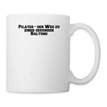 Pilates - Pilates - der Weg zu einer gesunden - Tasse - Weiß - Rechts
