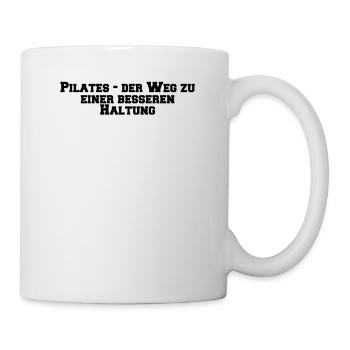 Pilates - Pilates - der Weg zu einer besseren - Tasse - Weiß - Rechts