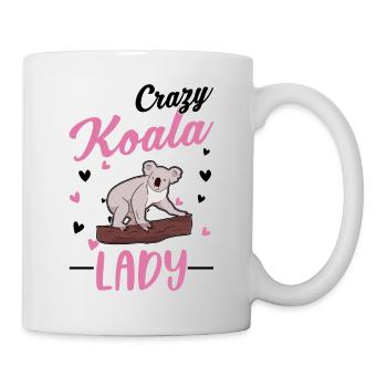 Crazy Koala Woman - Mug - white - Right