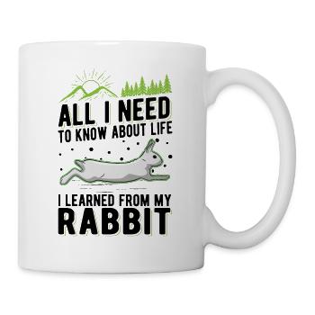 Lapin Cadeau Lapin Lapin Lapin - Mug blanc - blanc - Droite