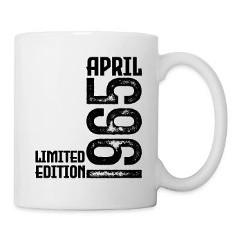 Gift April 1965. Birthday April 1965. April. - Mug - white - Right