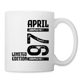 Cadeau Avril 1971. Anniversaire avril 1971. April. - Mug blanc - blanc - Droite