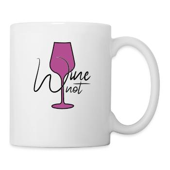 lustiger Wein Spruch - Tasse - Weiß - Rechts