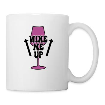 lustiger Wein Spruch - Tasse - Weiß - Rechts