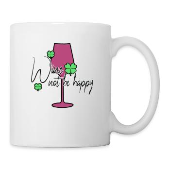 Vin Bonheur Dire - Mug blanc - blanc - Droite