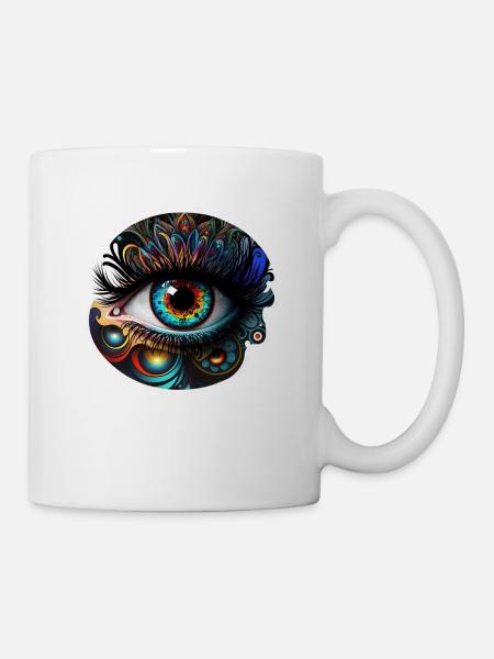 Auge 2 - Tasse - Weiß