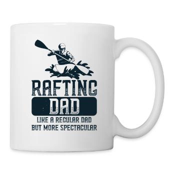 Fluss Rafting - Tasse - Weiß - Rechts