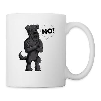 dog owner dogs no saying dog pet - Mug - white - Right