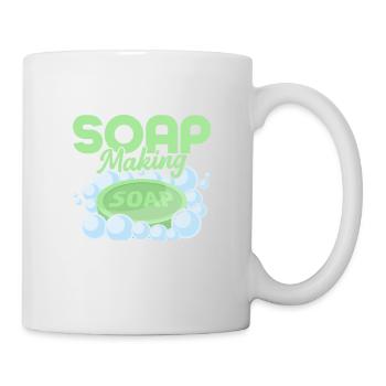 Je fais du savon ou j’y pense soapma - Mug blanc - blanc - Droite