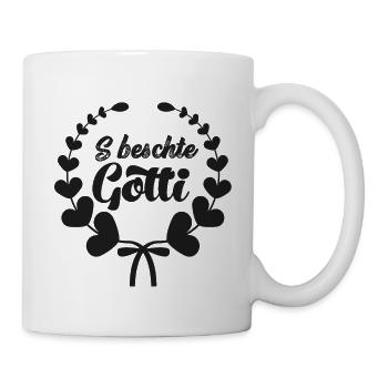Beste Gotti beschte Gotti Schweiz Patentante Patin - Tasse - Weiß - Rechts