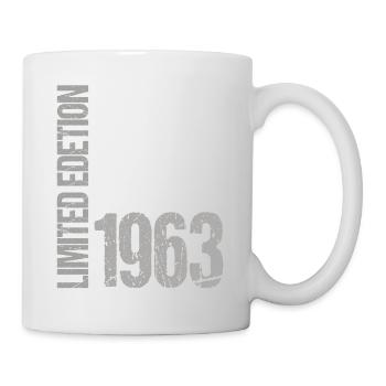 60. Geburtstag Damen Herren 60 Jahre 1963 Lustig - Tasse - Weiß - Rechts