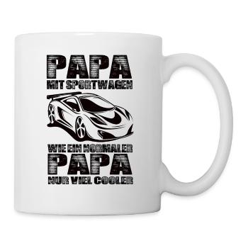 Sportwagen - Tasse - Weiß - Rechts