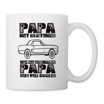Oldtimer - Tasse - Weiß - Rechts