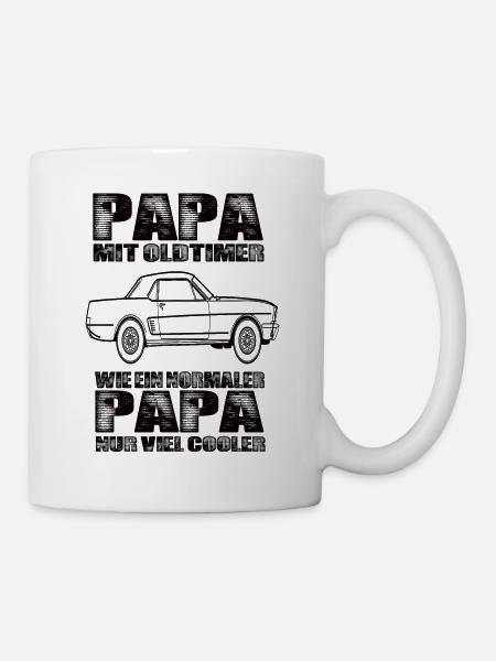 Oldtimer - Tasse - Weiß