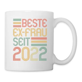 Weltbeste Ex-Frau seit 2022 Scheidungs - Tasse - Weiß - Rechts