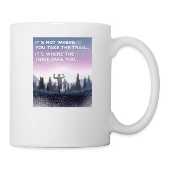 Trail Runner Running Jogging Jogger I Gift - Mug blanc - blanc - Droite