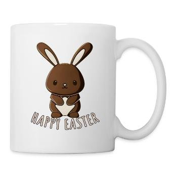 Lapin en chocolat Doux lapin en chocolat de Pâques - Mug blanc - blanc - Droite