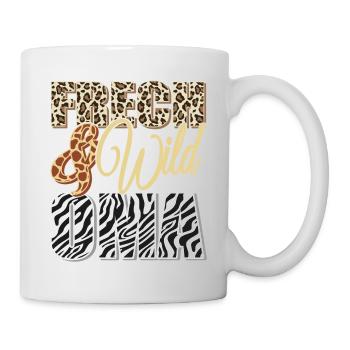 Frech und Wild wie Oma - Tasse - Weiß - Rechts