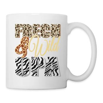 Frech und Wild wie Opa - Tasse - Weiß - Rechts