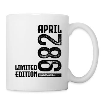 Gift April 1982. Birthday April 1982. April. - Mug - white - Right