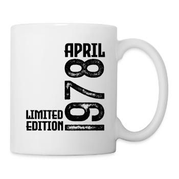 Cadeau Avril 1978. Anniversaire avril 1978. April. - Mug blanc - blanc - Droite