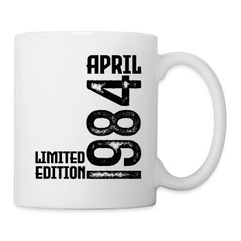 Gift April 1984. Birthday April 1984. April. - Mug - white - Right