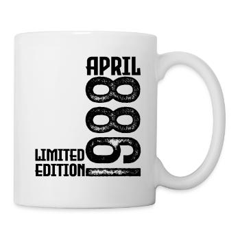 Cadeau Avril 1988. Anniversaire avril 1988. April. - Mug blanc - blanc - Droite