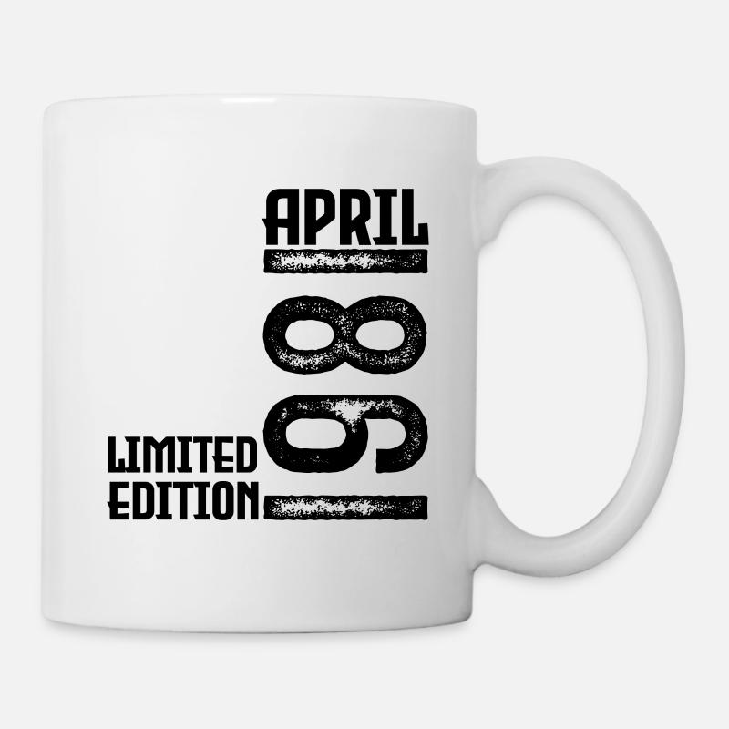 Gift April 1981. Birthday April 1981. April. - Mug - white