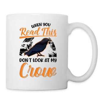 Crow Raven Crow Crow Husbandry Crow Breeder - Mug - white - Right