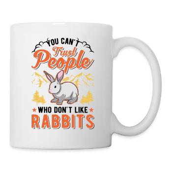 Kaninchen Geschenk Häschen Hase Kaninchen - Tasse - Weiß - Rechts