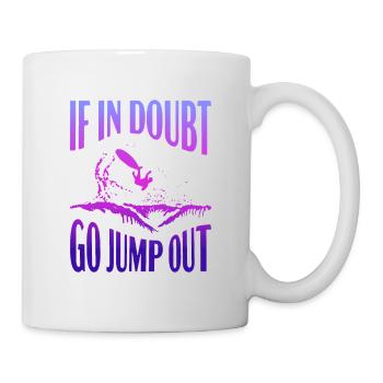 Wave Jump Surf Shirt Design - Mug - white - Right