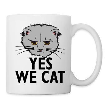 yes we cat - yes we can - for cat lovers - Mug - white - Right