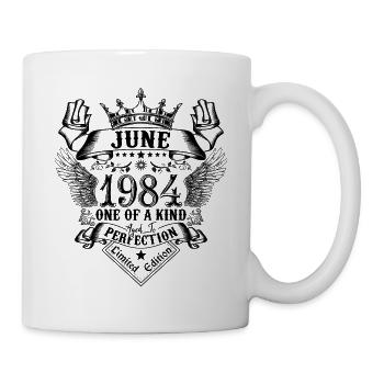 Birthday June 1984 born in June 1984 - Mug - white - Right