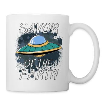 OVNI SAVEUR DE LA TERRE - Mug blanc - blanc - Droite