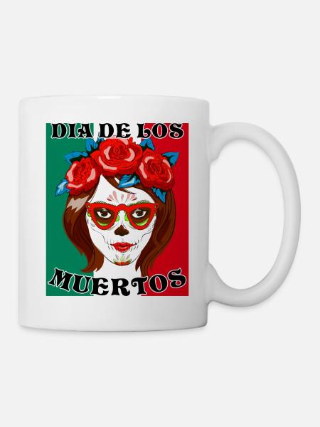 DIA DE LOS MUERTOS - Mug blanc - blanc
