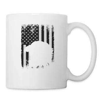U.S. flag American Power July 4 - Mug - white - Right