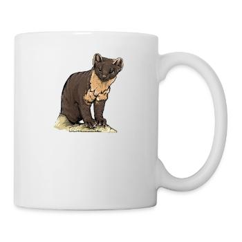 Pine marten I Noble marten marten motif for hunters - Mug - white - Right