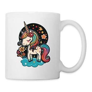 Cute magic unicorn for kindergarten and school - Mug - white - Right