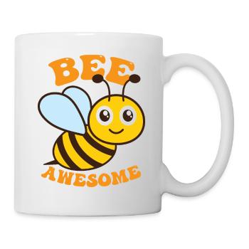 Bee Awesome - Tasse - Weiß - Rechts