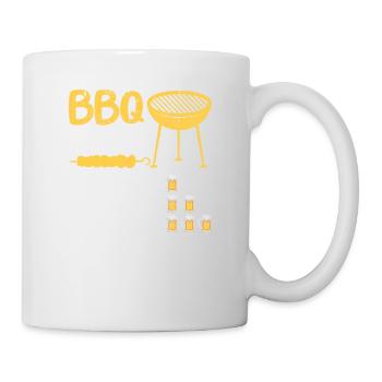 BBQ Timer Rare Medium Well Barbecue Funny Grill - Mug - white - Right