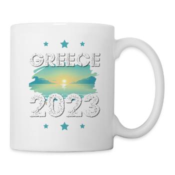 Grèce 2023 - Mug blanc - blanc - Droite