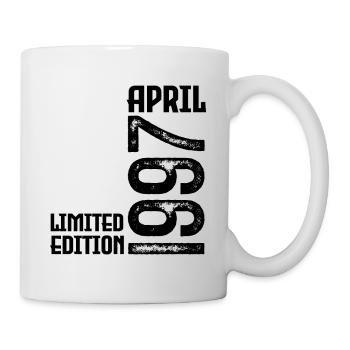 Cadeau Avril 1997. Anniversaire avril 1997. April. - Mug blanc - blanc - Droite