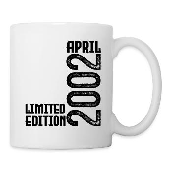 Gift April 2002. Anniversary April 2002. April. - Mug - white - Right