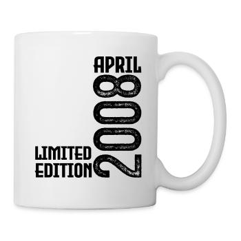 Gift April 2008. Anniversary April 2008. April. - Mug - white - Right