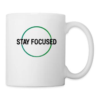 Fokus Lernen Shirt - Tasse - Weiß - Rechts