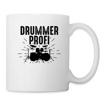 Drummer Profi Drum Player - Drummer Musician Drumm - Mug - white - Right